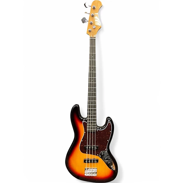Used Amati Jazz Bass Tobacco Burst Electric Bass Guitar