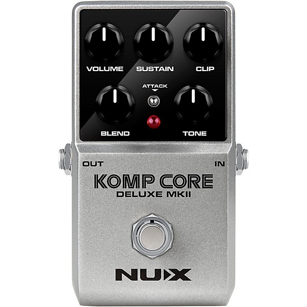 Komp Core Deluxe MKII Compressor Effects Pedal Silver