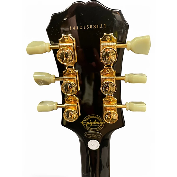 Epiphone Used Epiphone Limited Edition Tak Matsumoto DC Custom Black Solid Body Electric Guitar.gc