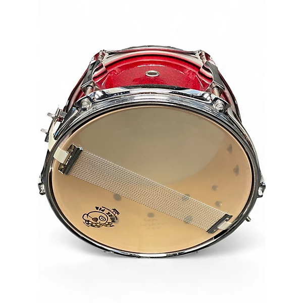 Pork Pie USA Used 2001 Pork Pie USA 10in Snare Red Sparkle Drum.gc