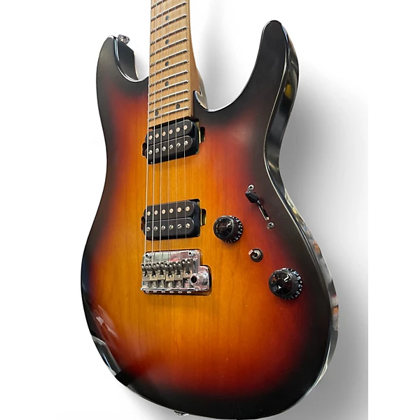Used Ibanez AZ2402 Prestige Tri Fade Burst Solid Body Electric Guitar