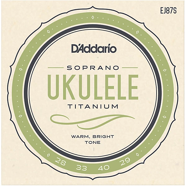 EJ87S Titanium Soprano Ukulele Strings