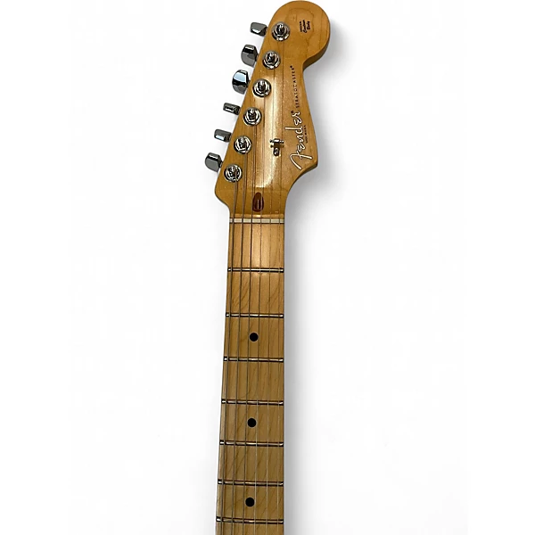 Used Fender American Deluxe Stratocaster Mystic 3 Color Burst Solid Body Electric Guitar