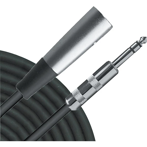 Advantage Interconnect Cable 1 4 TRS Male to XLR Male 20 ft Black