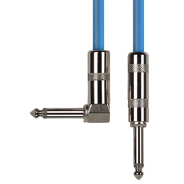 Advantage Instrument Cable Coiled Angled Straight 25 ft Black