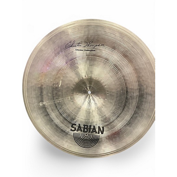 SABIAN Used SABIAN 22in CHESTER THOMPSON SIGNATURE LIQUID RIDE Cymbal.gc