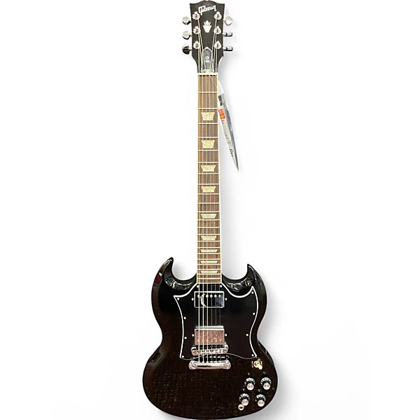 Used 2024 Gibson SG Standard Black Solid Body Electric Guitar
