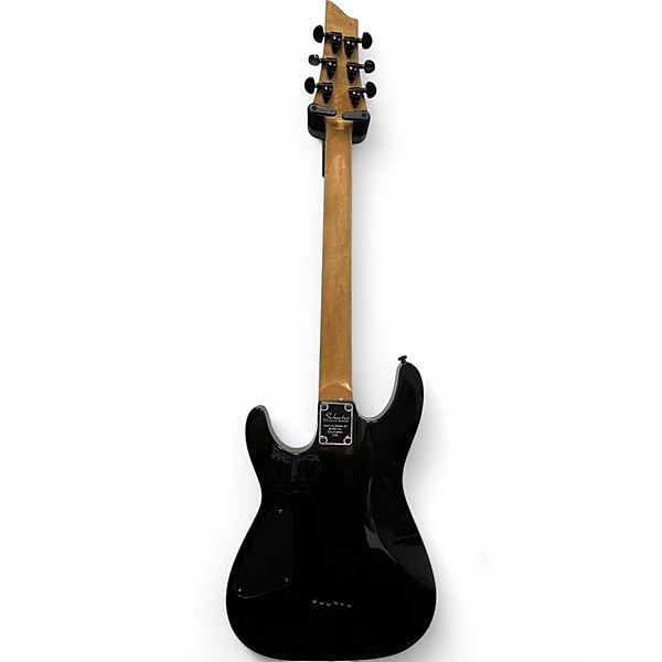 Used Schecter Guitar Research Gryphon Limited Edition Trans Black Solid Body Electric Guitar