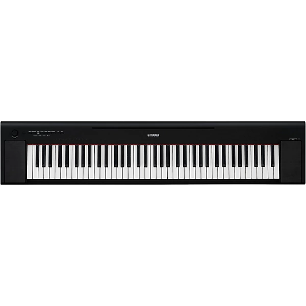 Yamaha Piaggero NP 35 76 Key Portable Keyboard With Power Adapter Level 2 Black