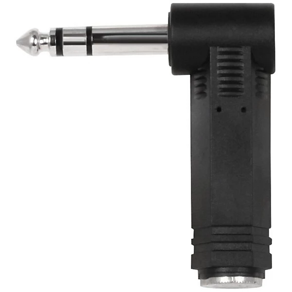 Essential Adapter 1 4 TRS Male to 1 4 TRS Female Right Angle