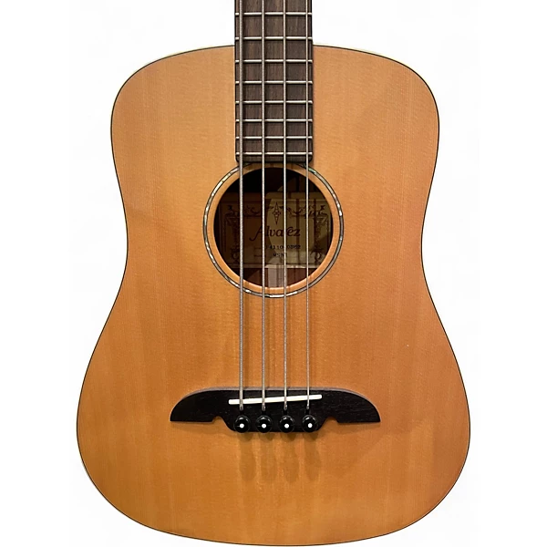 Alvarez Used Alvarez MSB1 Natural Acoustic Bass Guitar
