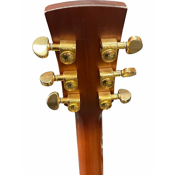 Used Ibanez aw200ce Sunburst Acoustic Electric Guitar