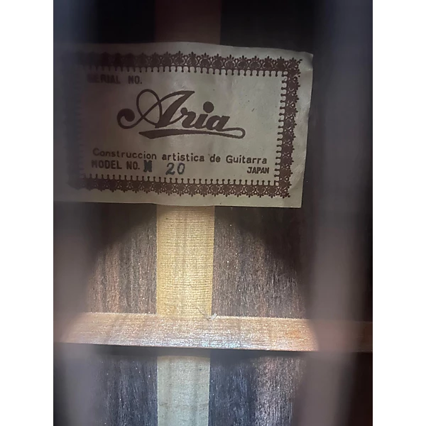 Used Aria M20 Vintage Natural Acoustic Guitar