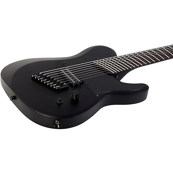 PT 8 MS Black Ops Electric Guitar Satin Black Open Pore
