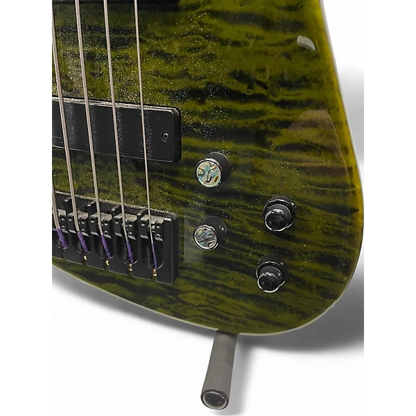 Used Kiesel Brian Bromberg Custom Poison Green Electric Bass Guitar