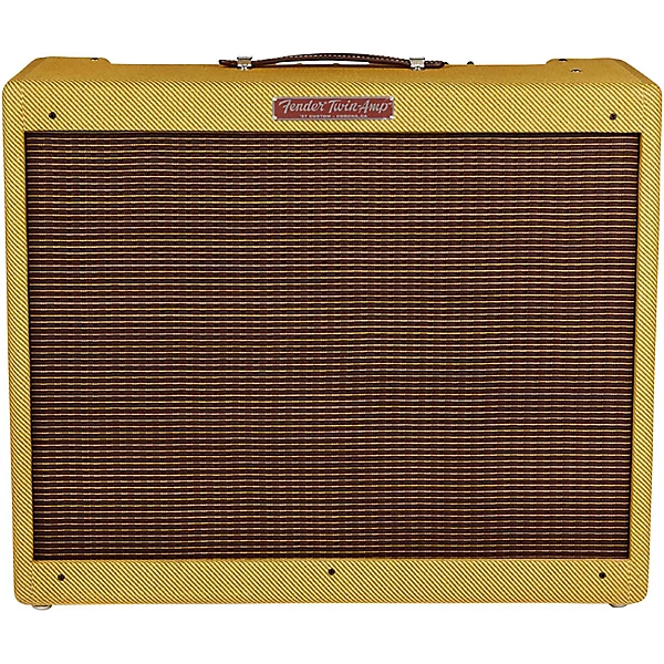 Fender '57 Custom Twin 40W 2x12 Tube Guitar Amp Lacquered Tweed