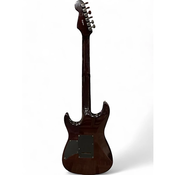 Used 2000s Fender Showmaster HH STRATOCASTER Tobacco Sunburst Solid Body Electric Guitar