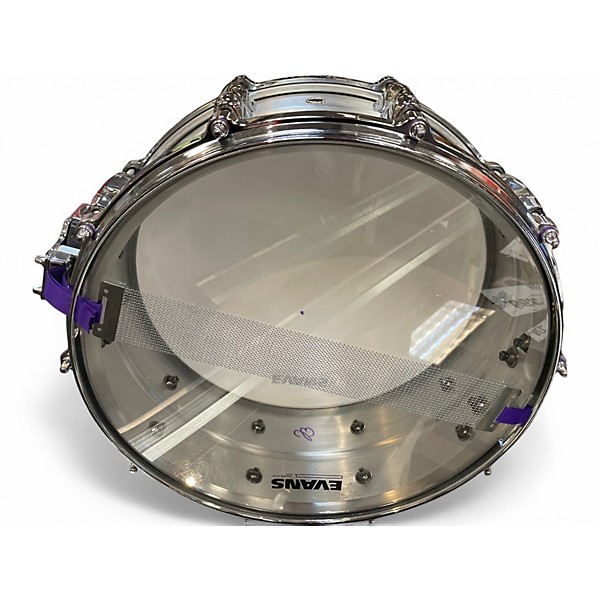 Yamaha Used Yamaha 55X14 Recording Custom Aluminum Snare Black Drum.gc