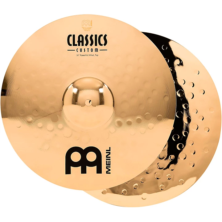 MEINL Classics Custom Powerful Hi Hats   Brilliant 14 in.