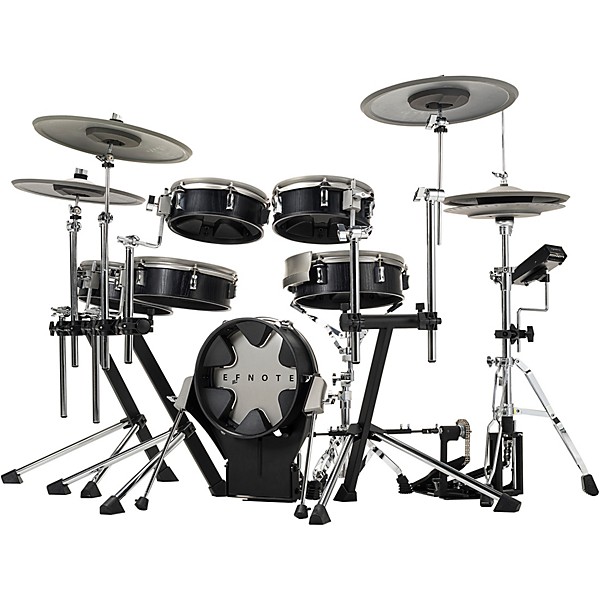 3X Acoustic Designed Electronic Drum Set Black Oak Wrap