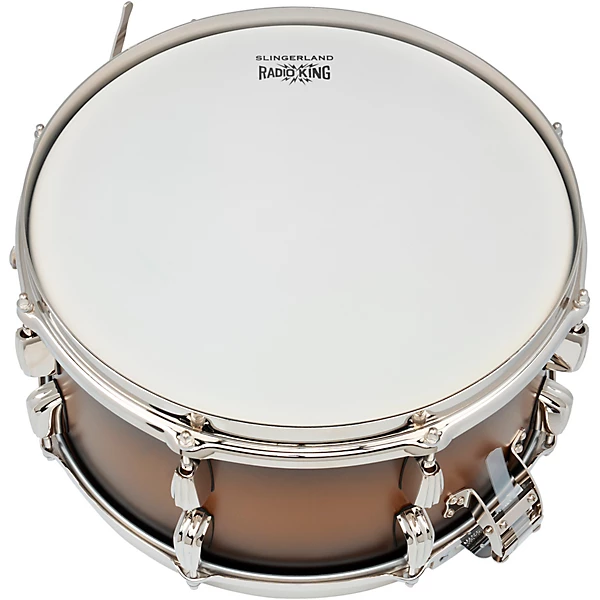 Slingerland Limited Edition Radio King Specialty Lacquer Maple Snare Drum 14 x 7 in. Black & Gold Lacquer