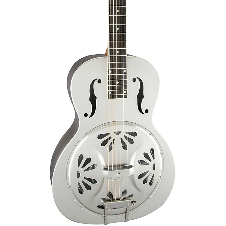 G9221 Bobtail Round Neck Acoustic Electric Steel Body Resonator Guitar