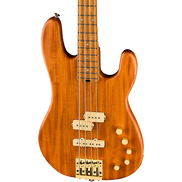 Charvel PM BASS SD PJ IV MAH Bass Guitar Natural Mahogany