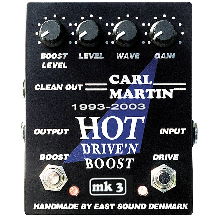 Carl Martin Hot Drive 'N Boost mk 3 Pedal