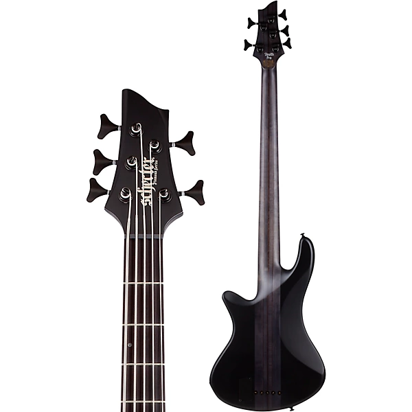 Schecter Guitar Research Stiletto 5 Stealth Pro Satin Black