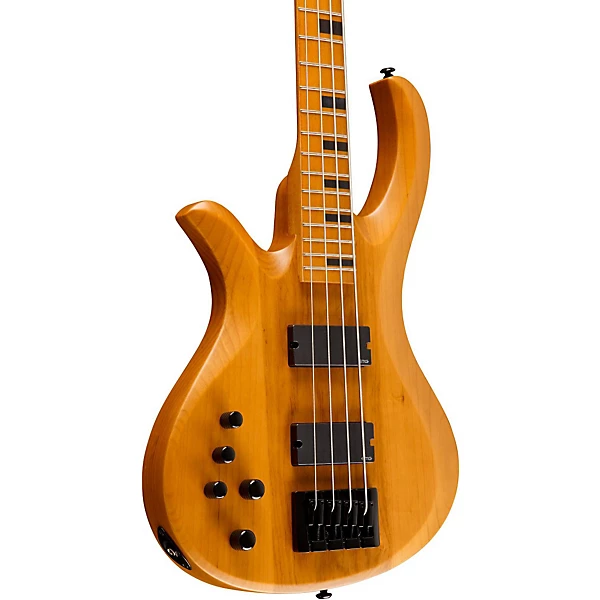 Schecter Guitar Research Riot 4 Session Left Handed Electric Bass Guitar Satin Aged Natural