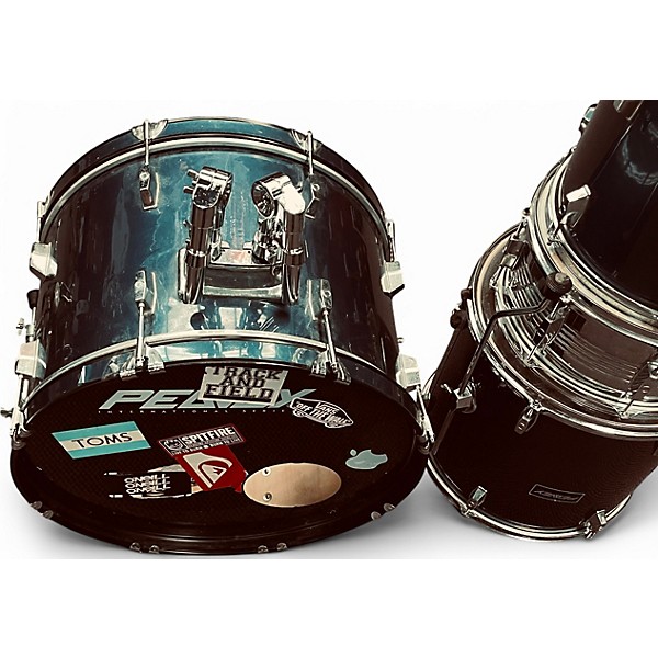 Peavey Used Peavey 5 Piece INTERNATIONAL SERIES COBALT BLUE Drum Kit.gc