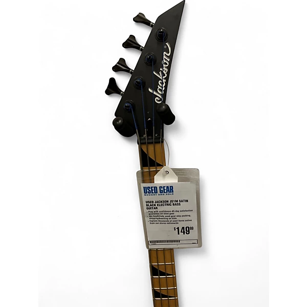 Jackson Used Jackson JS1M Satin Black Electric Bass Guitar