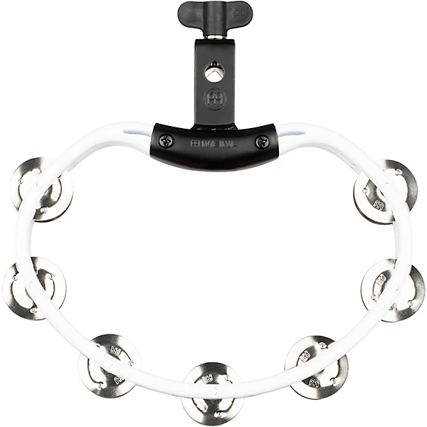 Headliner Series Mountable Molded ABS Tambourine White