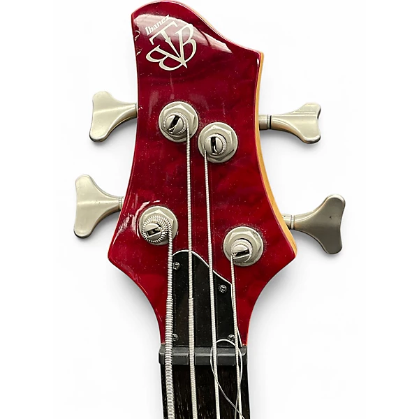Ibanez Used Ibanez BTB400QMTR RED Electric Bass Guitar.gc