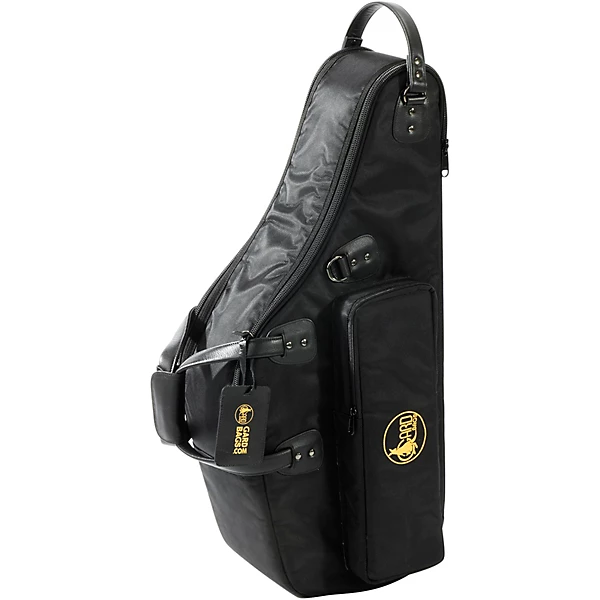 Double Alto Soprano Saxophone Gig Bag European Model Synthetic with Leather Trim
