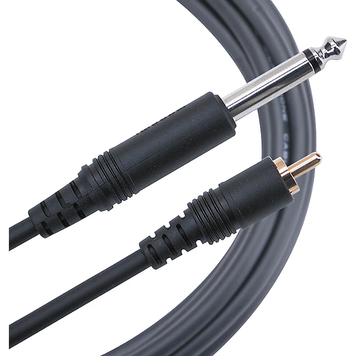 Pure Patch RCA to 1 4 Mono Hi Definition Patch Cable 6 ft