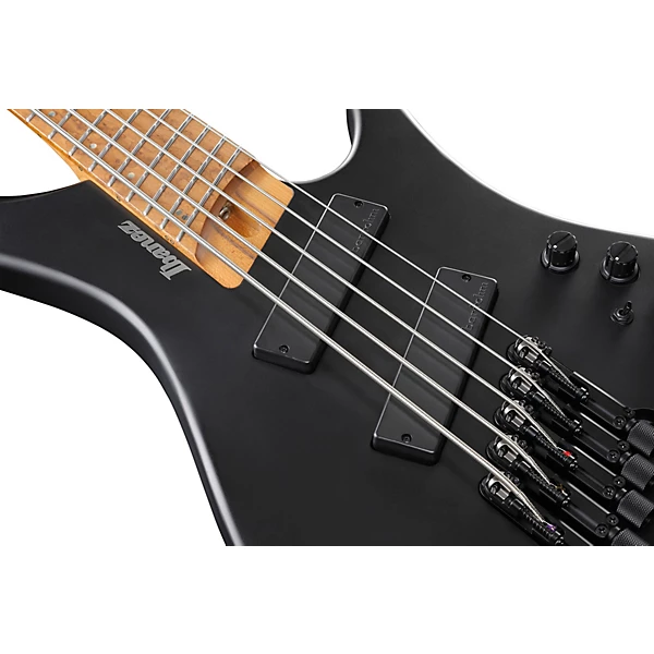 EHB1005MS 5 String Multi Scale Ergonomic Headless Bass Flat Black