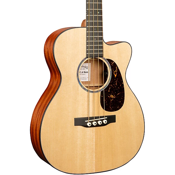 Martin 000C Jr 10E Acoustic Electric Bass Guitar Natural