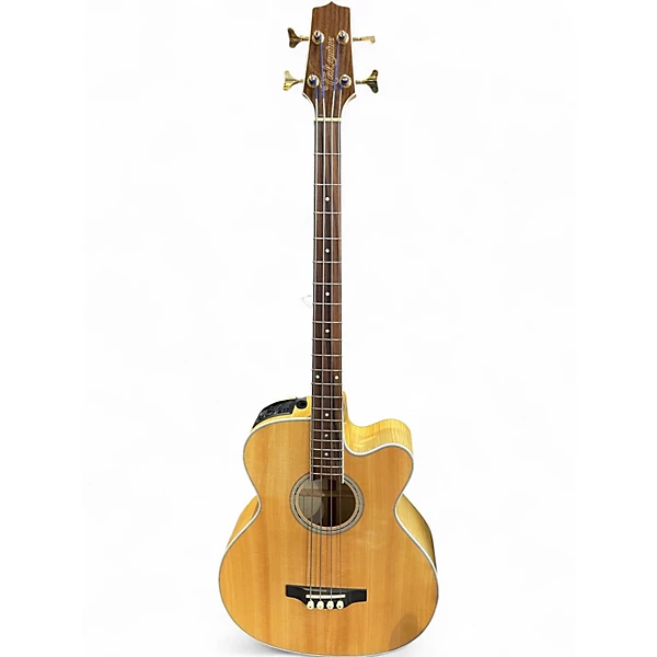 Used Takamine GB72CE Natural Acoustic Bass Guitar