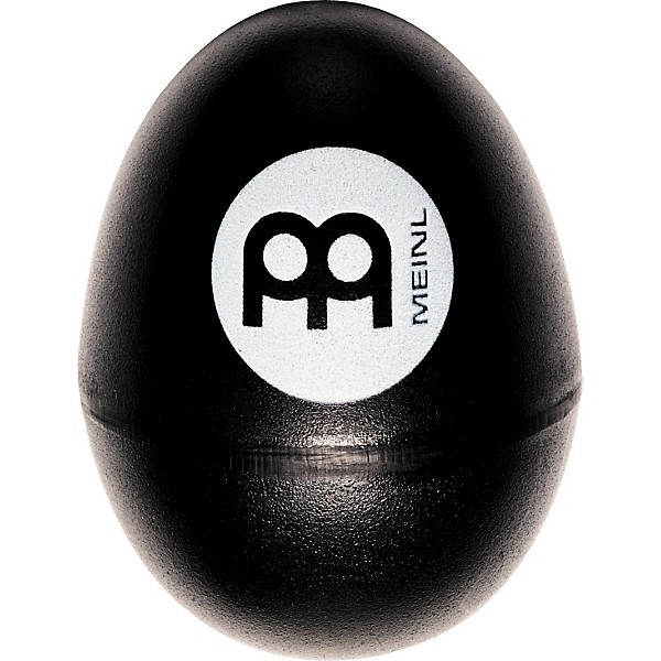 Plastic Egg Shaker Black