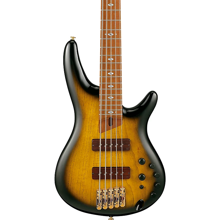 Ibanez Prestige SR4505 5 String Electric Bass Guitar Desert Sunset Burst