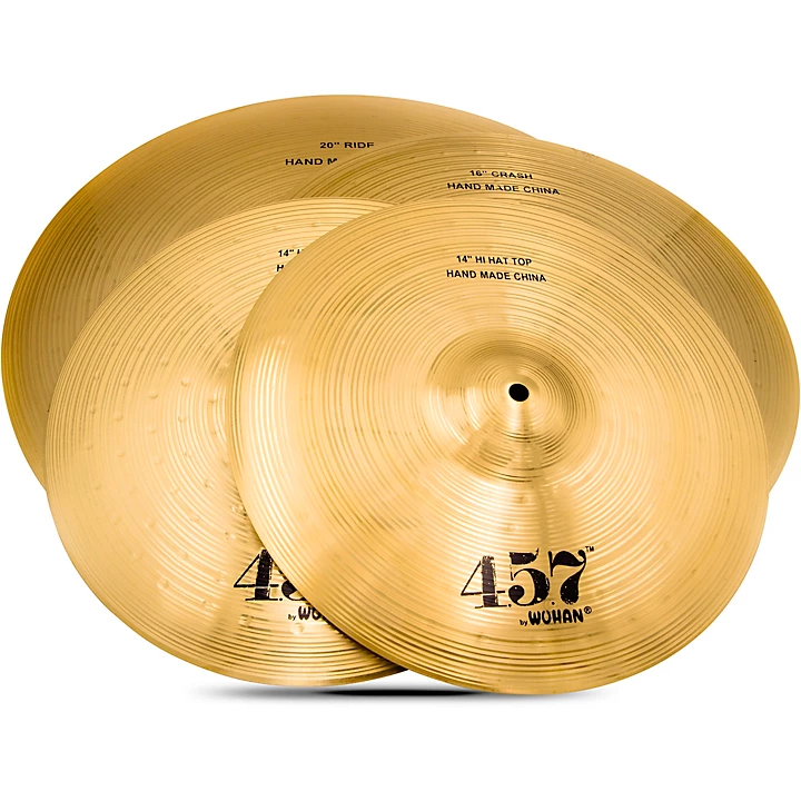 Wuhan 457 4 Piece Cymbal Pack