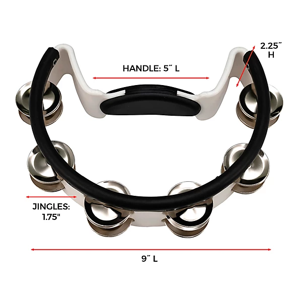 Quickmount Tambourine With Premium Steel Jingles