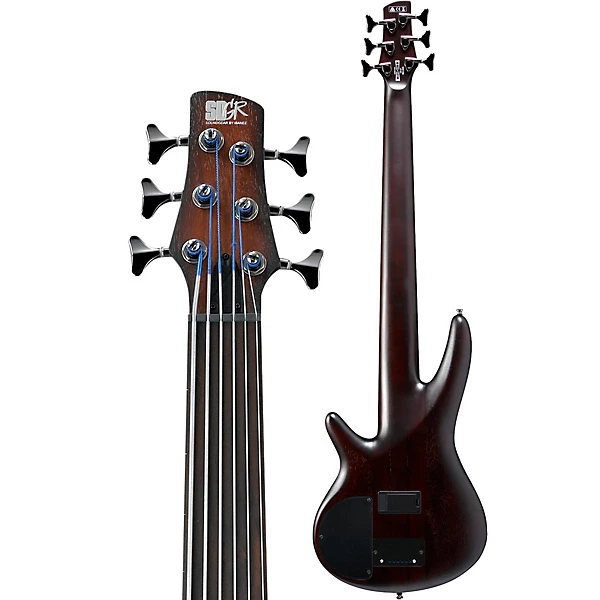 Ibanez Bass Workshop SRF706 6 String Electric Bass Flat Brown Burst