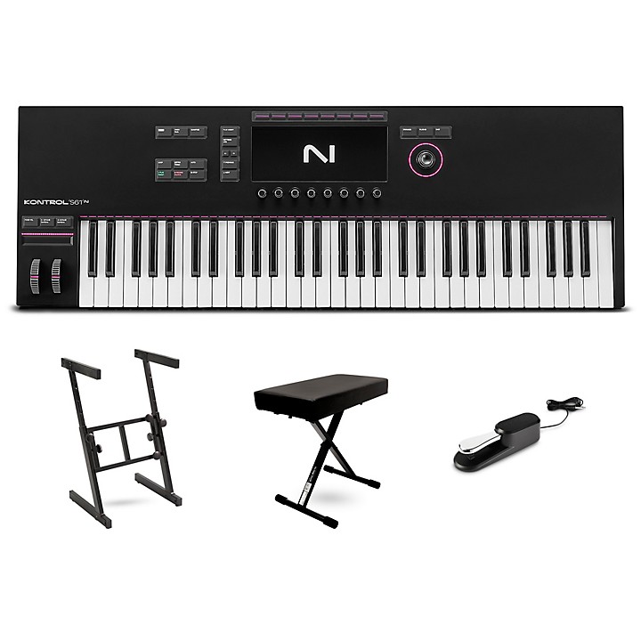 Kontrol S61 MK3 61 Key MIDI Keyboard Controller Essentials Bundle