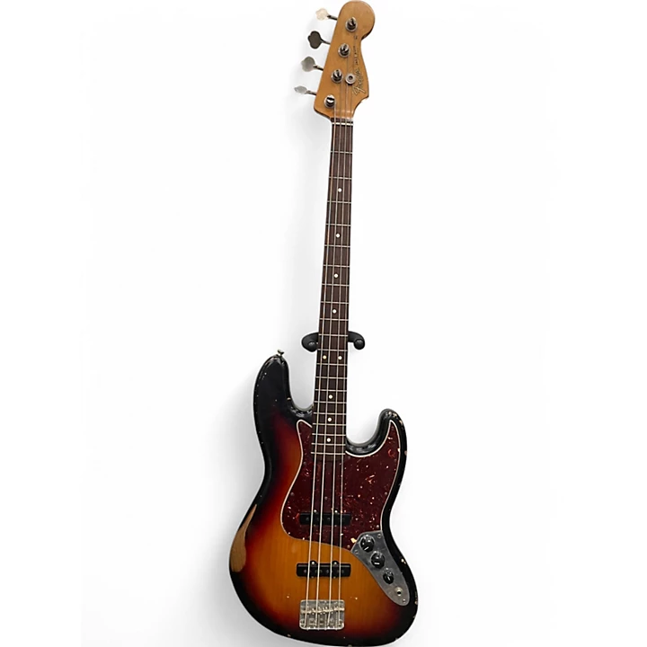 Used Fender Road Worn 1960S Jazz Bass 2 Color Sunburst Electric Bass Guitar