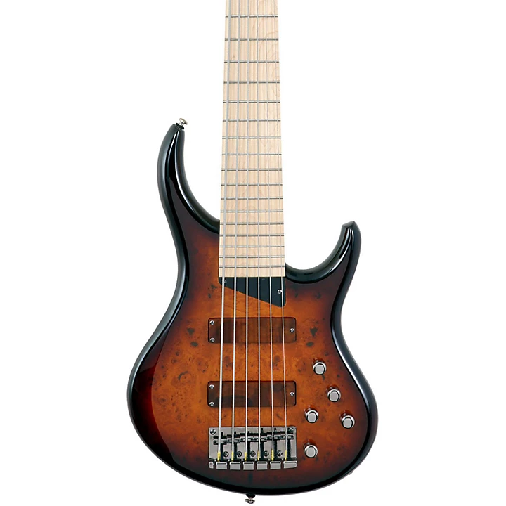 Kingston KZ 6 String Bass Tobacco Sunburst Maple