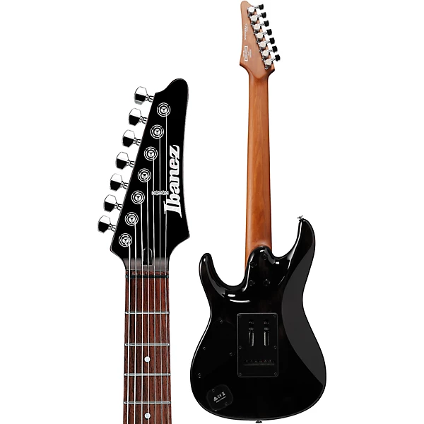 AZ Premium 7 String Electric Guitar Charcoal Black Burst