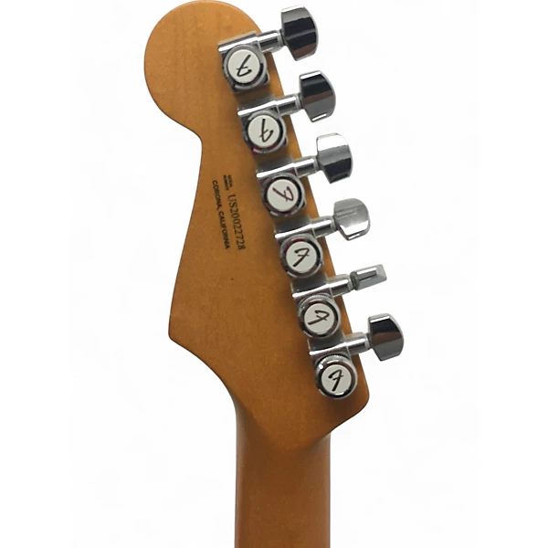 Used Fender American Ultra Stratocaster Blue Solid Body Electric Guitar