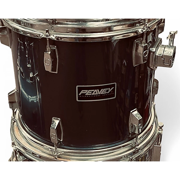 Peavey Used Peavey 5 Piece INTERNATIONAL SERIES COBALT BLUE Drum Kit.gc